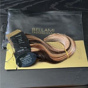 BELLAMI Professional Hair Extensions - Brown and Black Blend